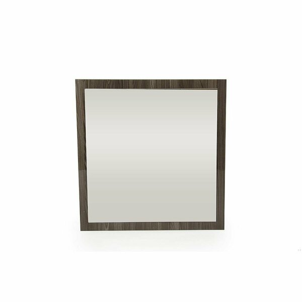 Homeroots Italian Modern Mirror - Grey 282566